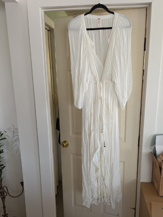 Free People Dresses & Skirts - Free People White High-Low Boho Maxi Dress